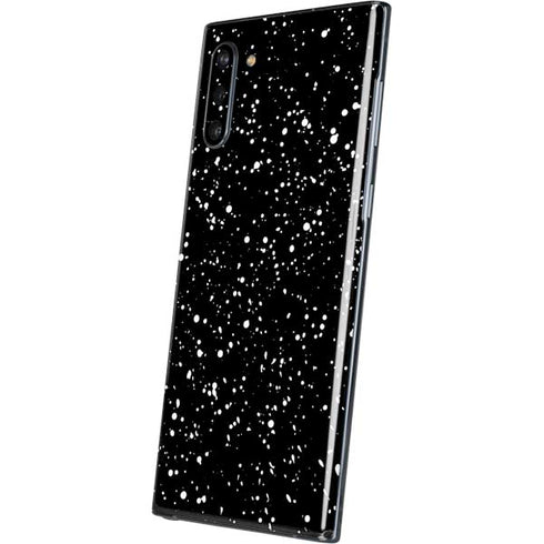 Black Speckle Galaxy Note 10 Skin